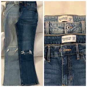 Girls Abercrombie Kids Jeans Size 11/12 Long (set of two). Excellent condition!